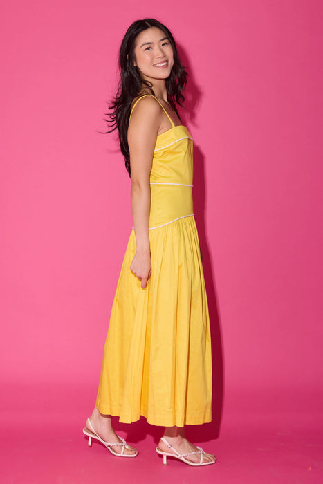Riley Dress in Daffodil