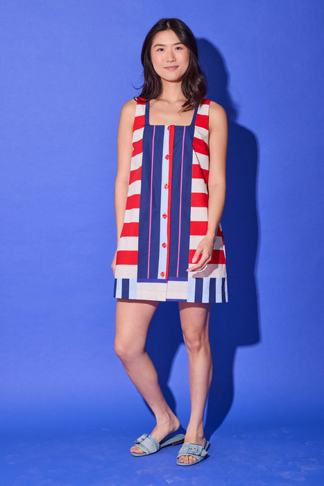 Bryson Dress in Maritime Stripe