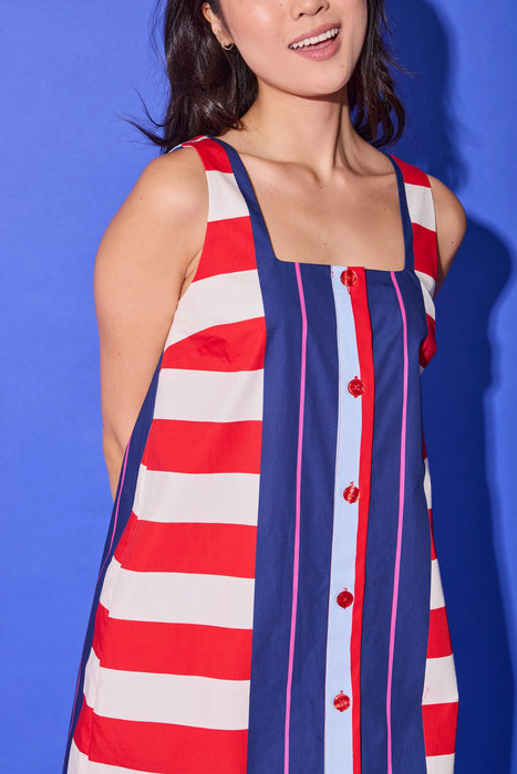 Bryson Dress in Maritime Stripe