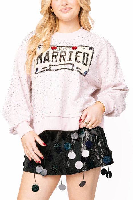 Just Married Sweatshirt