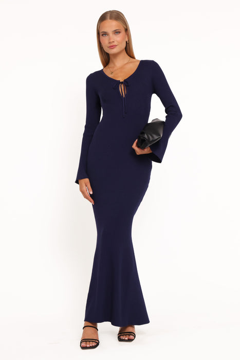 Desley Knit Long Sleeve Maxi Dress