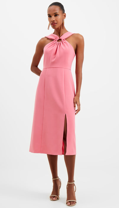 Echo Crepe Ring Midi Dress