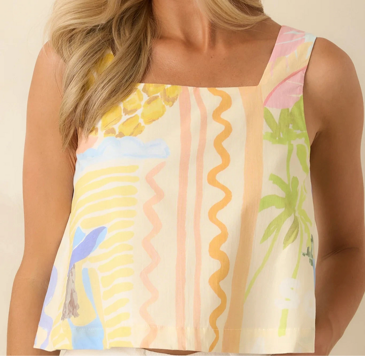 Printed Lola Top
