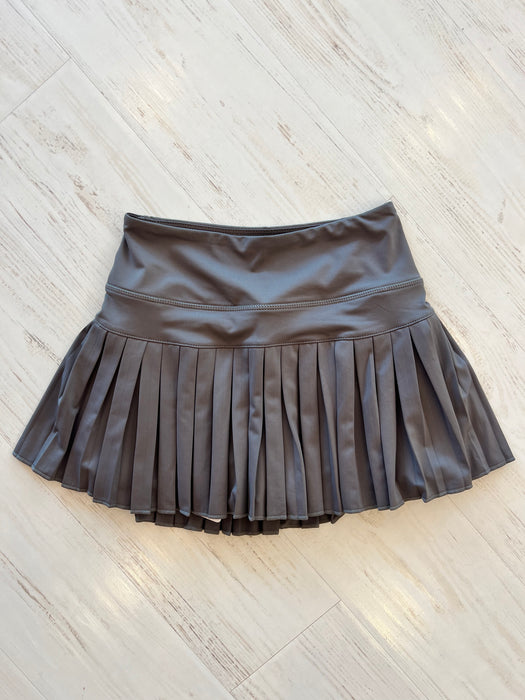 Gold Hinge Pleated Skort